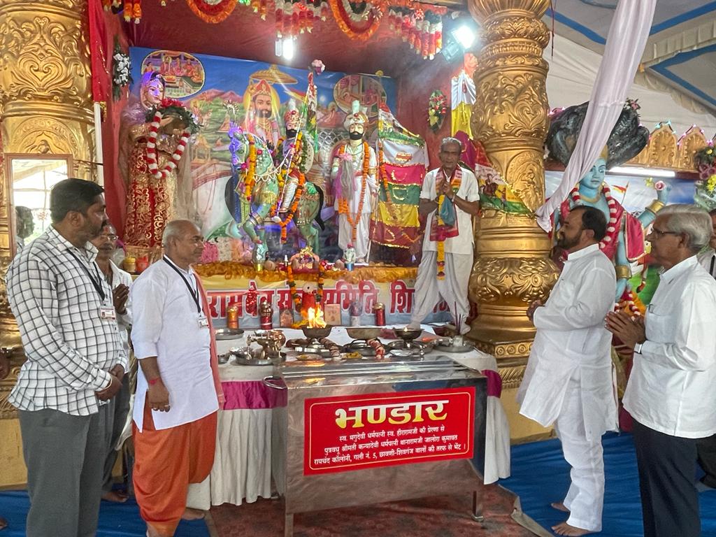 भंडारे का खंदरा के संत पोमजी महाराज के सानिध्य में विधिवत हुआ समापन ।