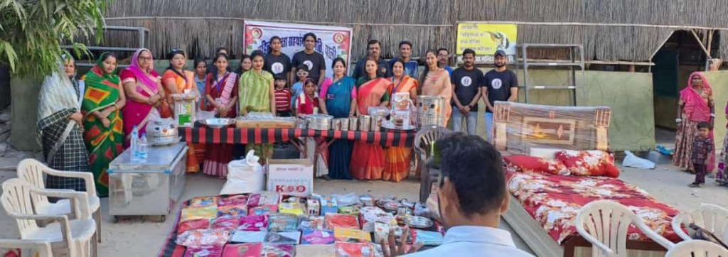 महिला सुरक्षा सहयोगी समिति पाली ने किया फिर बालिका के विवाह मे कन्यादान ।
