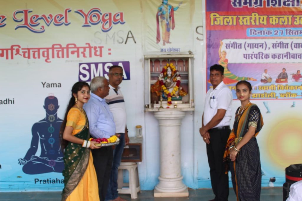 समग्र शिक्षा सिरोही द्वारा द्वारा विद्यालय में जिला स्तरीय कला उत्सव का आयोजन हुआ |